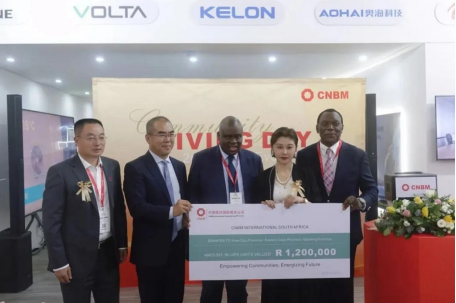 CNBM SA Solar Donates  Power Units to Local Communities